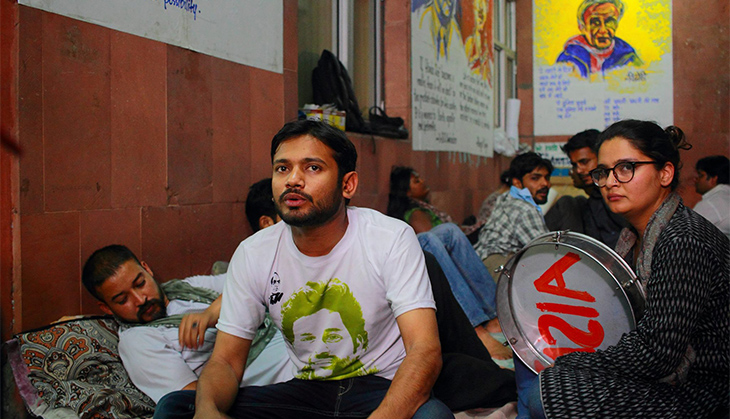 JNU: hunger strike enters 9th day, but VC refuses to show up 