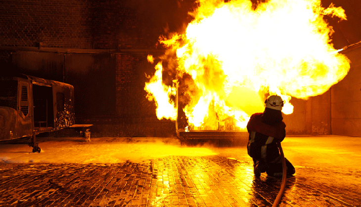 Fire at naval dockyard sinks two patrol boats 