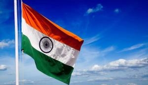 Indian mission in London lit up in energy efficient tricolour