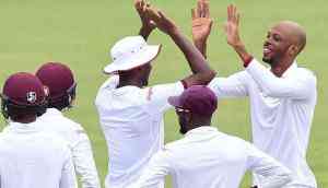 England lose their first Test by 381 runs as Windies' Roston Chase picked up 8 wickets