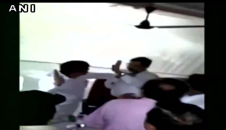 Maharashtra: NCP MLA caught slapping bureaucrat on camera 