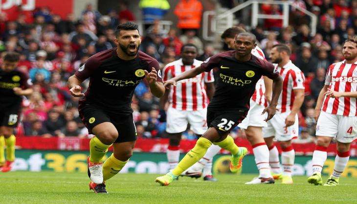 EPL: Aguero, Nolito on fire as Manchester City steamroll Stoke 4-1 