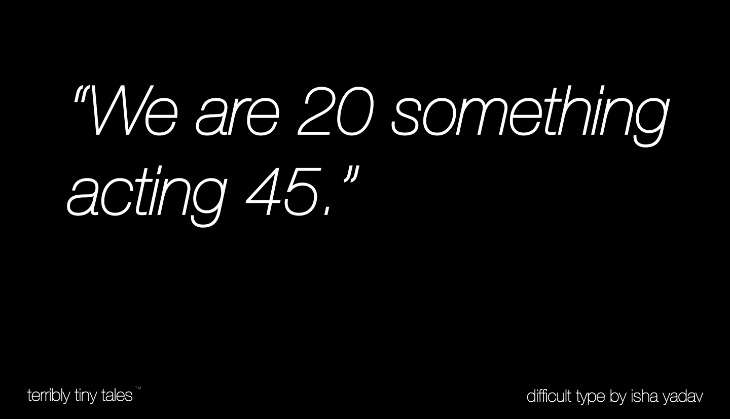 20 going on 45? This terribly tiny tale is shaking up millennials on social media 
