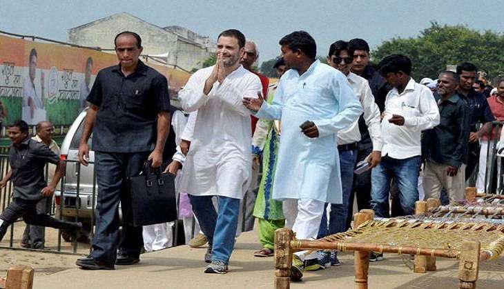 Kisan Yatra: Scuffle between local Congress leader & SPG at Rahul Gandhi's Bareilly road show 