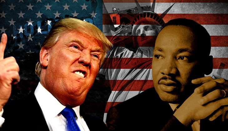 Image result for donald trump mlk