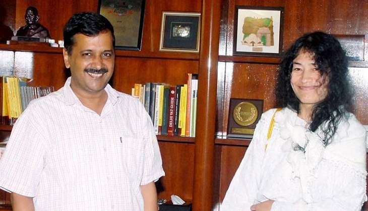 Irom Sharmila meets Kejriwal, seeks advice on fighting Manipur elections 