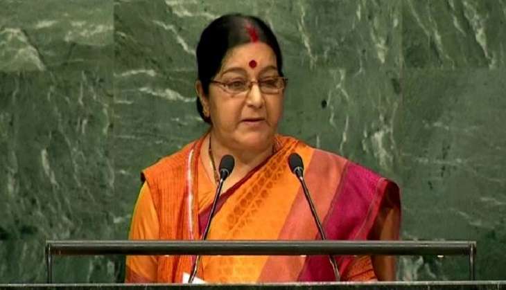 Sushma Swaraj placed in 'Global Thinkers' 2016 list alongside Clinton, Merkel, and Trudeau 