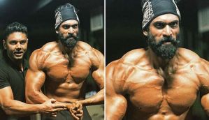Rana Daggubati just revealed his Bhallala Dev look in Baahubali 2, pic goes viral 
