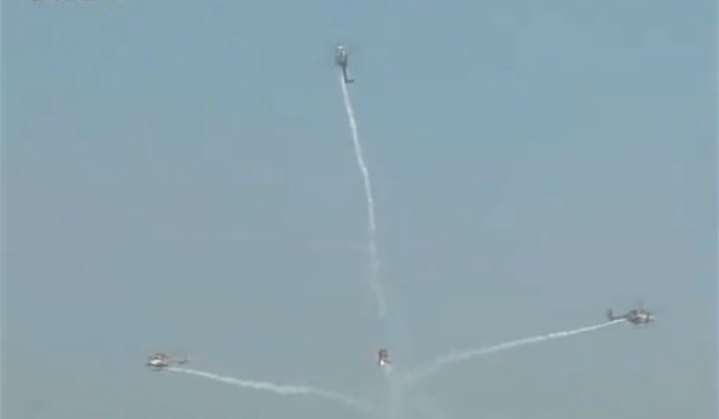 Watch: IAF's Sarang Helicopter Display Team in action on Air Force Day  