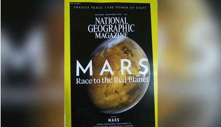 Mangalyaan's stunning photo of Mars makes National Geographic cover 