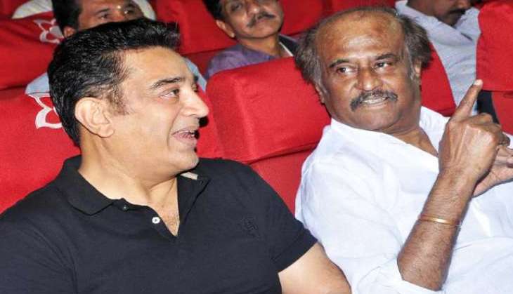 Why did Rajinikanth pay Kamal Haasan a visit? 