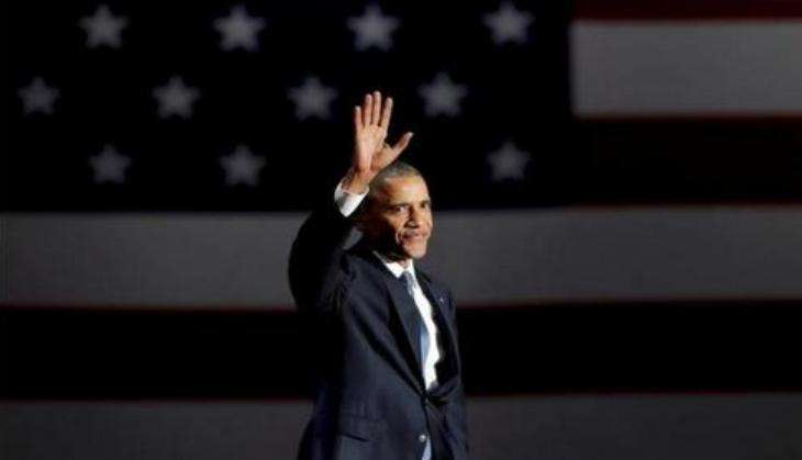 Obama's farewell speech had 'democracy' 22 times. Probably because, Trump 