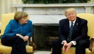 Did not ignore Merkel, I really like her: Trump on 'awkward' photo-op with German Chancellor