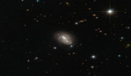 Hubble catches unusual galaxy duo by the 'Hare'
