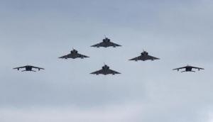 Pakistan Mirage jets fly over Siachen Glacier