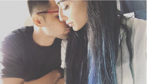 Bani J shares a kissing video on Instagram
