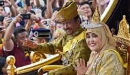 Brunei Sultan Hassanal Bolkiah celebrates 50 years of power with a golden chariot procession