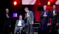Five former US presidents come together for hurricane relief concert