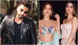 Dhadak actress Janhvi Kapoor and her sister Khushi's dance on brother Arjun Kapoor song is the most adorable thing to watch