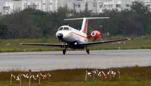 NAL Saras, India's first passenger plane designed by Hindustan Aeronautics Limited