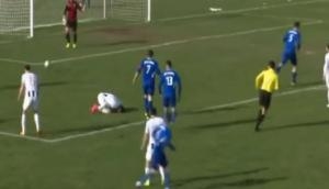 OMG! This football player died after a ball struck him on his chest; See the video