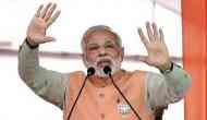 PM Narendra Modi flagged-off India's first electric high speed train 'Humsafar Express' at Champaran event