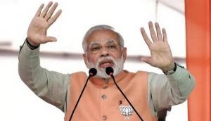 PM Narendra Modi flagged-off India's first electric high speed train 'Humsafar Express' at Champaran event
