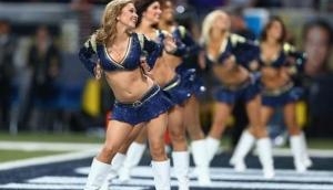 First time in NFL history: Los Angeles Rams‬ induct male ‪Cheerleaders 