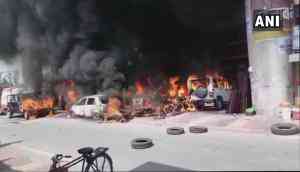 Bharat Bandh protests: Day after violence broke in the country, a mob of 5000 people torched 2 Dalit poltician's house in Rajasthan