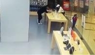 Glass door smashes to ground as a child plays with it: Watch Video