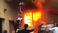 Watch Video: Young girls jumping down a dance studio in New Jersey as fire tear through 