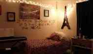 Decorate distressed things in your room with fairy lights