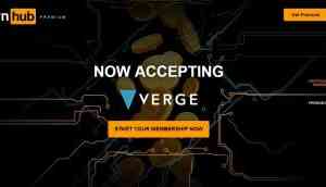  This porn site is even willing to accept cryptocurrency 'Verge' for payments for monthly subscription