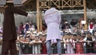 Sharia law: College students whipped in public for allegedly having sex in Indonesia