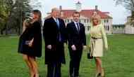 When Trump met Macron: From wild handshakes, awkward kisses to wiping dandruff