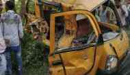 Kushinagar Bus-Train Accident: People protests over the 13 school kid death; Principal of Divine Public school held