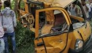 Kushinagar Bus-Train Accident: People protests over the 13 school kid death; Principal of Divine Public school held