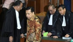 War on Graft: Former speaker of Indonesian People's Representative Council Setya Novanto sentenced to 15 years in prison