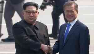 Korea Summit: When Kim Jong-Un became the first leader to cross border to meet Southern counterpart since 1953; historic moment pics inside
