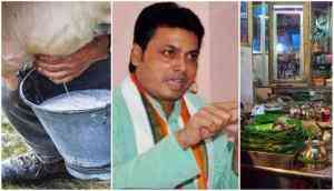 Tripura CM Biplab Deb advice youth not to run behind politicians for jobs, instead setup a 'paan shop' or 'milk cows for livelihood'