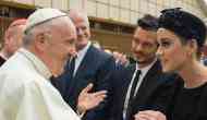 Katy Perry and her sweetheart Orlando Bloom meet Pope Francis in Vatican City
