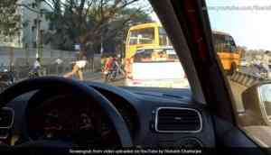 Bengaluru traffic police hurl a shoe at bikers who ditched helmet; video goes viral