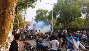 AMU Jinnah missing portrait row: 'I reward Rs one Lakh cash for the one who tears, burns down the Jinnah’s poster,' says Muslim Mahasangh chief; see video