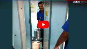 vendor filling toilet water