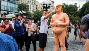 Last surviving naked statue of Trump goes for auction at $28000