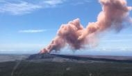 Volcano erupts in Hawaii letting fountains of lava into air as people run for cover