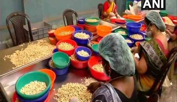 Cashew industry worker