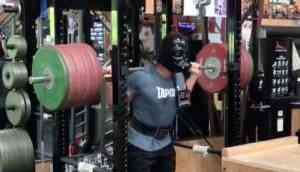 The Champ John Cena put on Darth Vader mask and lifts 240 kg weight on Star Wars Day