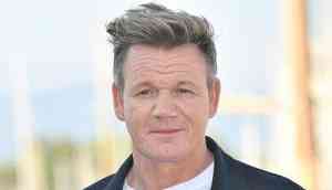British chef Gordon Ramsay appears as Mrs Doubtfire wearing wig, specs and cardi for Masterchef Junior in Los Angeles