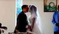 Couple tie the knot days after crocodile takes bride's right arm 